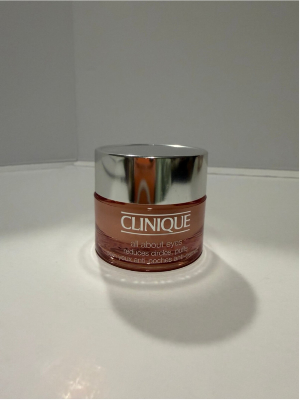 Clinique All About Eyes Reduces Circles Puffs Eye Cream 0.5oz/15 ml New w/o box